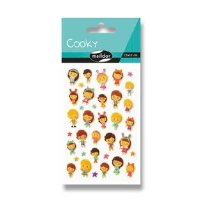 Aufkleber Maildor 3D Cooky Kawai Puppen